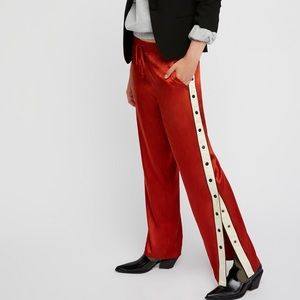 Scotch and Soda Red Popper Track Pants
